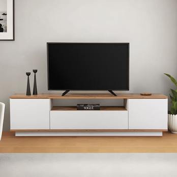 TV stolík VERAMONT biela/borovica atlantic 1