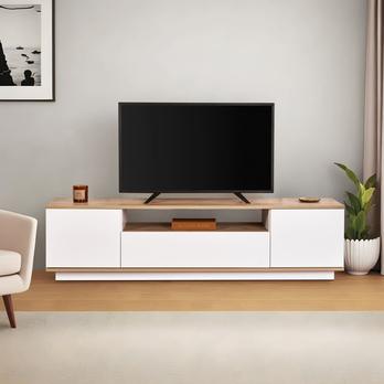 TV stolík VERAMONT biela/dub cadiz 1