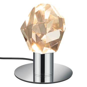 Stolová lampa VERANO chróm/krištáľové sklo 2