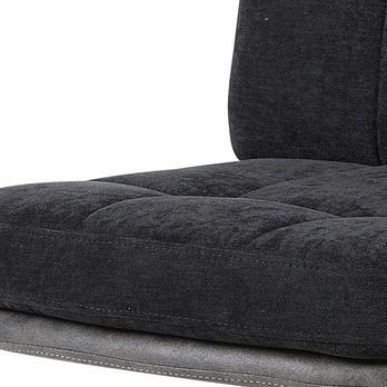 Barová stolička VERIA čierna/vintage antracitová 8