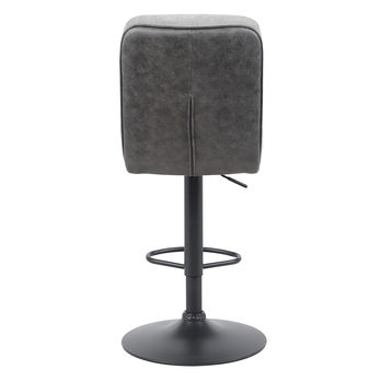 Barová stolička VERIA sivá/vintage antracitová 2