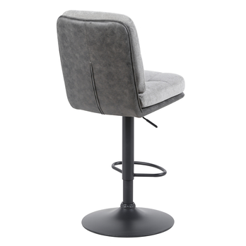 Barová stolička VERIA sivá/vintage antracitová 3