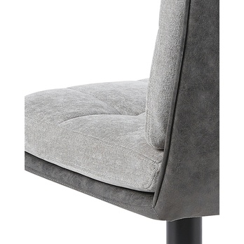 Barová stolička VERIA sivá/vintage antracitová 5