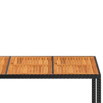 Záhradná zostava VERONA 2 čierna/akácia 6