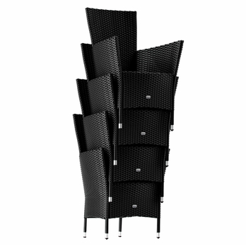 Záhradná zostava VERONA 3 čierna/akácia 5