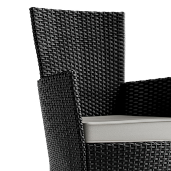 Záhradná zostava VERONA 3 čierna/akácia 7