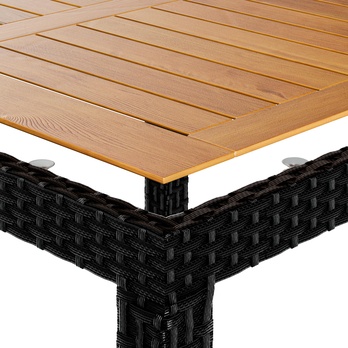 Záhradná zostava VERONA 3 čierna/akácia 13