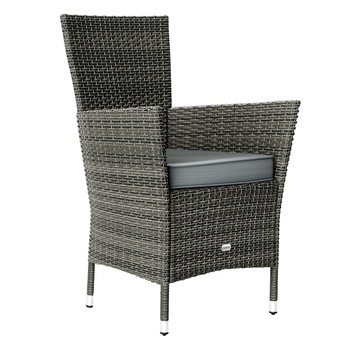 Záhradná zostava VERONA 3 sivá/antracitová 1