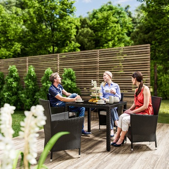 Záhradná zostava VERONA 3 čierna 1