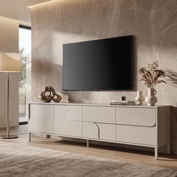 TV komoda VERONA 4DV kašmírová 1
