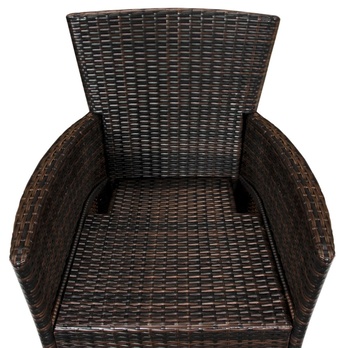 Záhradná zostava VERONA 5 hnedá 7