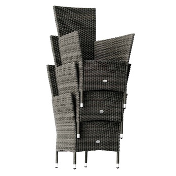 Záhradná zostava VERONA 5 sivá 8