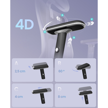 Kancelárska stolička VERSA čierna 1
