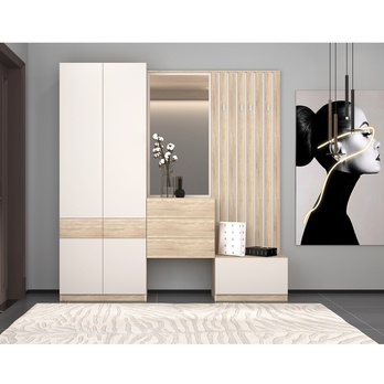 Zrkadlo VERTO dub sonoma/kašmírová 2