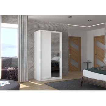 Šatníková skriňa VESNA biela 1