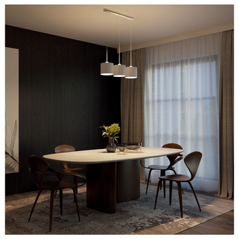 Závesné svietidlo VESPILLO 3 biela, šírka 75 cm 3