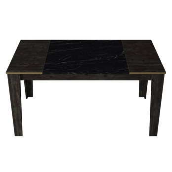 Obývacia zostava so stolom VEYRON 2 čierna/zlatá 5