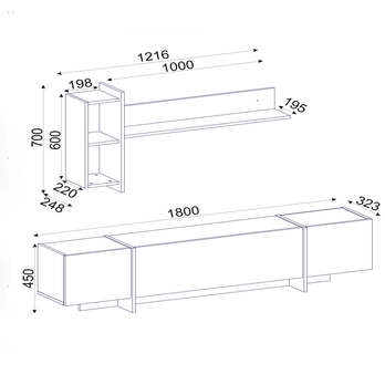 Obývacia zostava so stolom VEYRON 2 čierna/zlatá 10