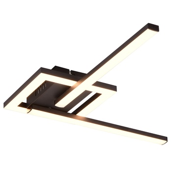 Stropné LED svietidlo VIALE čierna 1