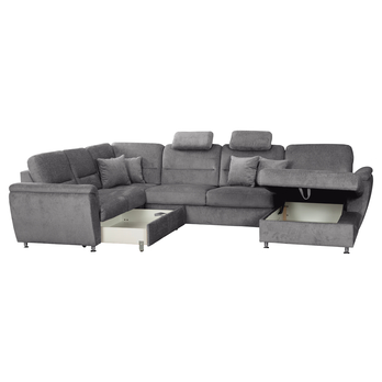 Sedacia súprava VIANA II ľavá, tmavosivá 2