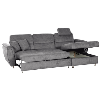 Sedacia súprava VIANA pravá, tmavosivá 1