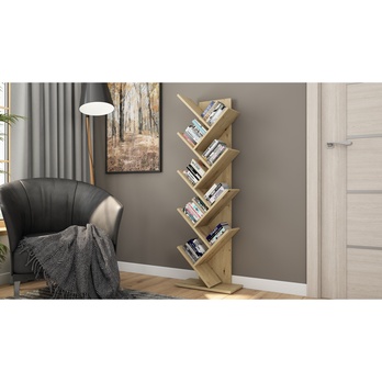 Knižnica VICKY dub sonoma 1