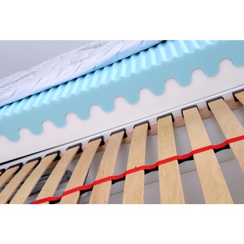 Polohovateľná posteľ s matracom VICTORIA taupe, 160x200 cm 7