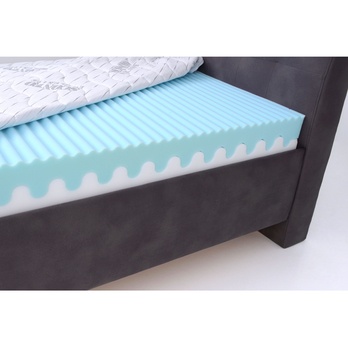 Polohovateľná posteľ s matracom VICTORIA sivohnedá, 90x200 cm 7