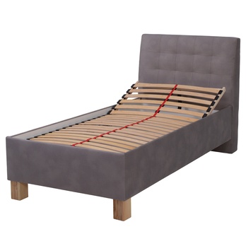 Polohovateľná posteľ s matracom VICTORIA taupe, 90x200 cm 4