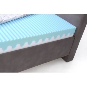 Polohovateľná posteľ s matracom VICTORIA taupe, 90x200 cm 7