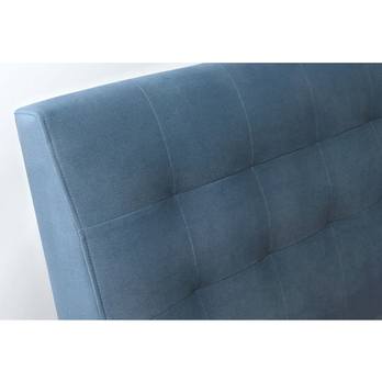 Polohovateľná posteľ s roštom VICTORIA modrá, 100x200 cm 3