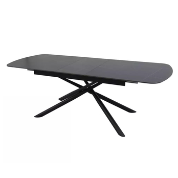 Jedálenský stôl VICTUR čierna, šírka 160 cm 3