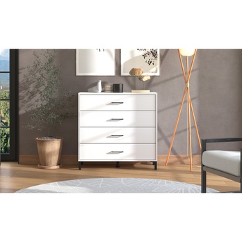 Komoda VIENNA 4 biela 1