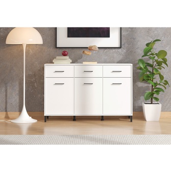 Komoda VIENNA biela, šírka 138 cm 1