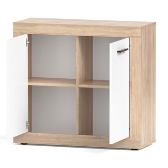 Komoda VILHELM 1 dub sonoma/biela 2
