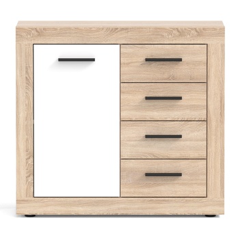 Komoda VILHELM 2 dub sonoma/biela 3
