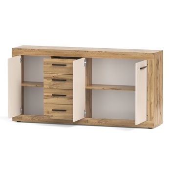 Komoda VILHELM 4 dub wotan/kašmírová 2