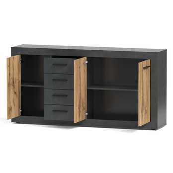 Komoda VILHELM 4 matera/dub wotan 2