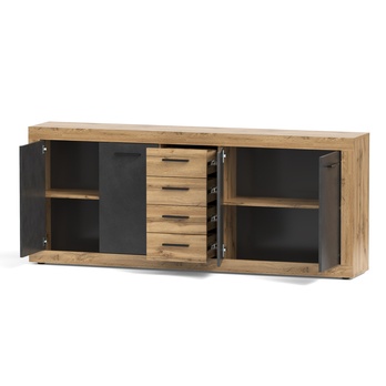 Komoda VILHELM 5 dub wotan/matera 2
