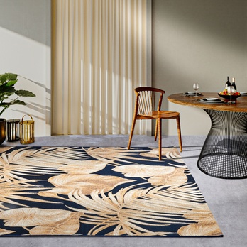 Koberec VILLEROY & BOCH KOLLEKTION 1767 106061 modrá/zlatá, 160x235 cm 1