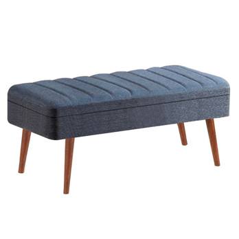 Jedálenská zostava VINA 10 tmavomodrá/orech 7