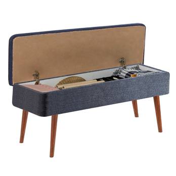 Jedálenská zostava VINA 10 tmavomodrá/orech 8