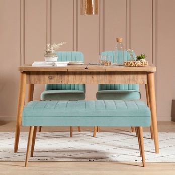 Jedálenská zostava VINA 11 pistáciová/borovica atlantic 1