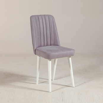 Jedálenská stolička VINA 2 sivá/biela 1