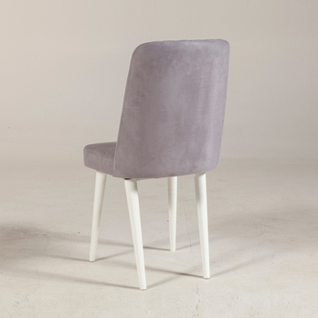 Jedálenská stolička VINA 2 sivá/biela 2