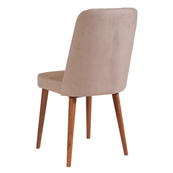 Jedálenská stolička VINA 2 svetlohnedá/orech 2