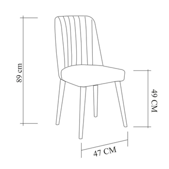 Jedálenská zostava VINA 6 zelená/borovica atlantic 10