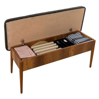 Jedálenská zostava VINA 6 antracitová/orech 5