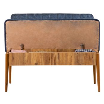 Jedálenská zostava VINA 8 tmavomodrá/borovica atlantic 9