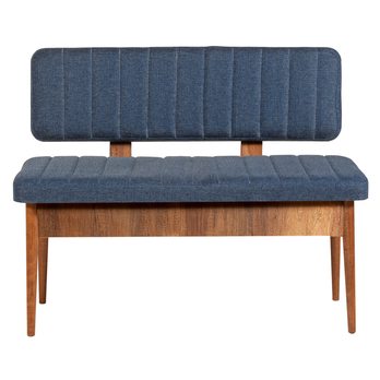 Jedálenská zostava VINA 8 tmavomodrá/orech 7